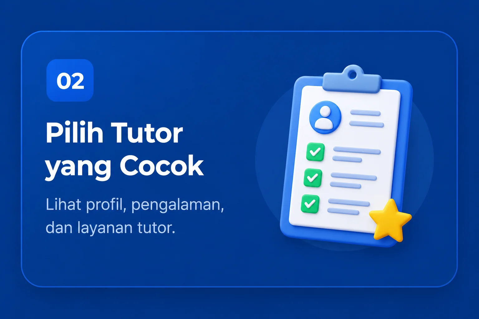 Pilih Tutor yang Cocok